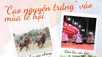 “Cao nguyên trắng” vào mùa lễ hội