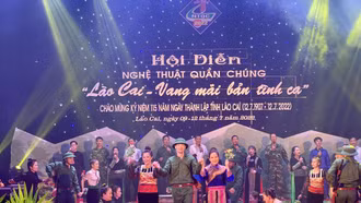 Khai mạc Hội diễn nghệ thuật quần chúng tỉnh Lào Cai năm 2022
