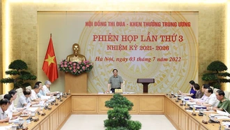 Thủ tướng Chính phủ Phạm Minh Chính chủ trì Phiên họp thứ 3 Hội đồng Thi đua – Khen thưởng Trung ương