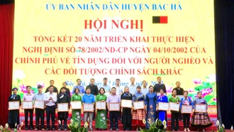 Bắc Hà và Si Ma Cai tổng kết 20 năm thực hiện Nghị định 78 của Chính phủ