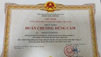  Cấp Bằng "Tổ quốc ghi công" cho 13 liệt sĩ hy sinh tại Thủy điện Rào Trăng 3