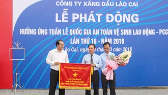 Công ty Xăng dầu Lào Cai: Phát động Tuần lễ ATVSLĐ – PCCN năm 2016