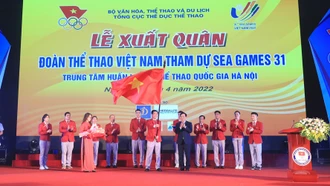 Đoàn thể thao Việt Nam xuất quân tham dự SEA Games 31