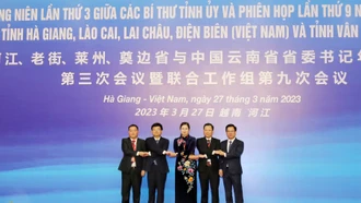 Phiên họp thứ 9 Nhóm công tác liên hợp 4 tỉnh của Việt Nam và tỉnh Vân Nam (Trung Quốc)