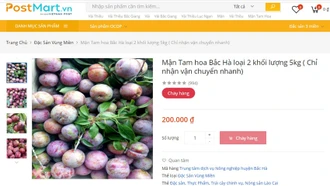 30 loại nông sản của Lào Cai lên sàn thương mại điện tử Postmart.vn