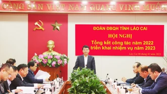 Đoàn ĐBQH tỉnh Lào Cai hoàn thành tốt nhiệm vụ công tác năm 2022