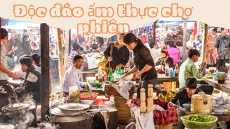 Độc đáo ẩm thực chợ phiên