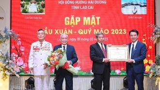 Hội đồng hương Hải Dương tại Lào Cai gặp mặt đầu xuân Quý Mão 2023