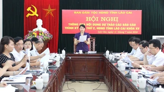 Ban Dân tộc HĐND tỉnh thông qua dự thảo báo cáo trình Kỳ họp thứ hai, HĐND tỉnh