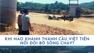 Khi nào khánh thành cầu Việt Tiến nối đôi bờ sông Chảy?