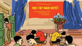 Học nghị quyết, phải học thật!