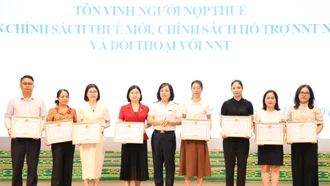 Cục Thuế tỉnh tôn vinh và đối thoại với doanh nghiệp, người nộp thuế