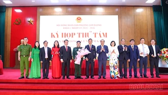 Kỳ họp thứ 8 (kỳ họp tổng kết nhiệm kỳ) HĐND phường Cam Đường, nhiệm kỳ 2021 - 2026