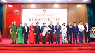 Kỳ họp thứ 8 (kỳ họp tổng kết nhiệm kỳ) HĐND phường Cam Đường, nhiệm kỳ 2021 - 2026