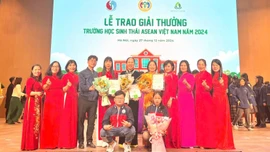 Lào Cai có 5 trường đạt giải thưởng Trường học sinh thái ASEAN Việt Nam năm 2024