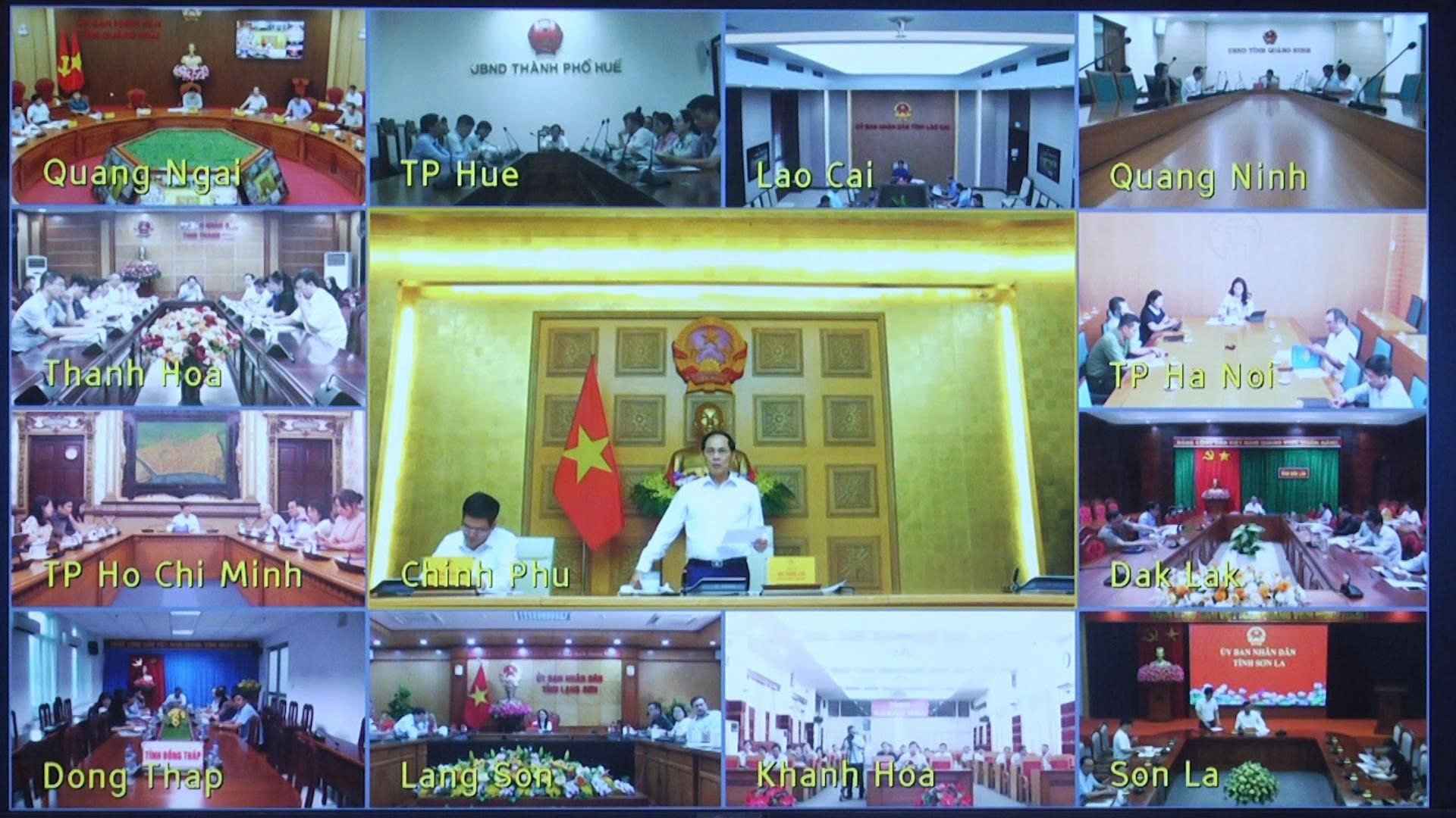 Các địa phương tham dự Hội nghị. hoi-cho-1.jpg