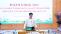 Tổng Giám đốc Ngân hàng CSXH Trung ương làm việc với Chi nhánh Ngân hàng CSXH tỉnh Lào Cai