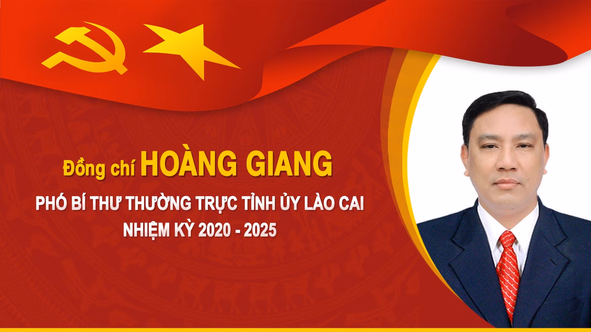 [Infographic] Tóm tắt tiểu sử đồng chí Hoàng Giang, Phó Bí thư Thường trực Tỉnh ủy Lào Cai