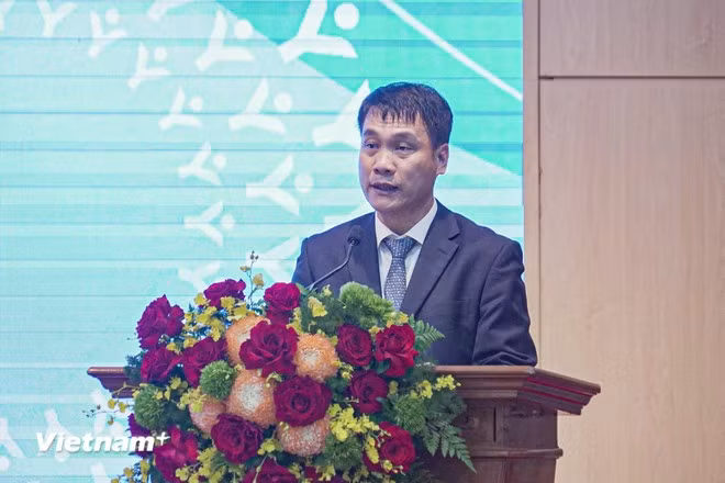 Tổng Thư ký Liên đoàn Bóng chuyền Việt Nam Lê Trí Trường nhấn mạnh Đội tuyển Bóng chuyền Nữ Việt Nam sẽ quyết tâm giành huy chương Vàng tại SEA Games 33.
