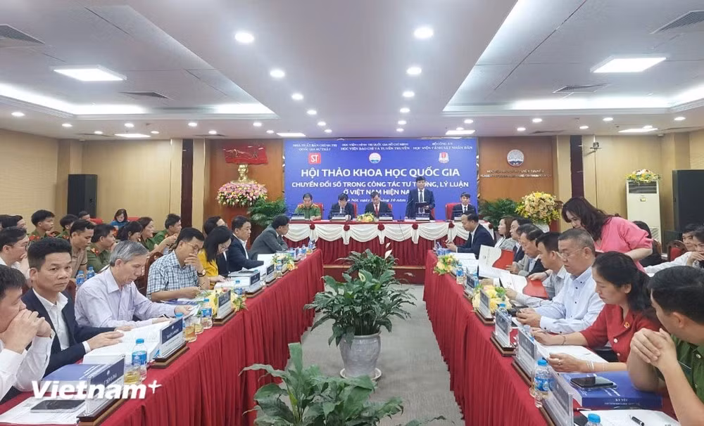 Hội thảo khoa học quốc gia: “Chuyển đổi số trong công tác tư tưởng, lý luận ở Việt Nam hiện nay”.