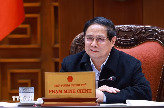 Thủ tướng Phạm Minh Chính chủ trì cuộc họp của Ban Thường vụ Đảng ủy Chính phủ về đề án sắp xếp các đơn vị hành chính.