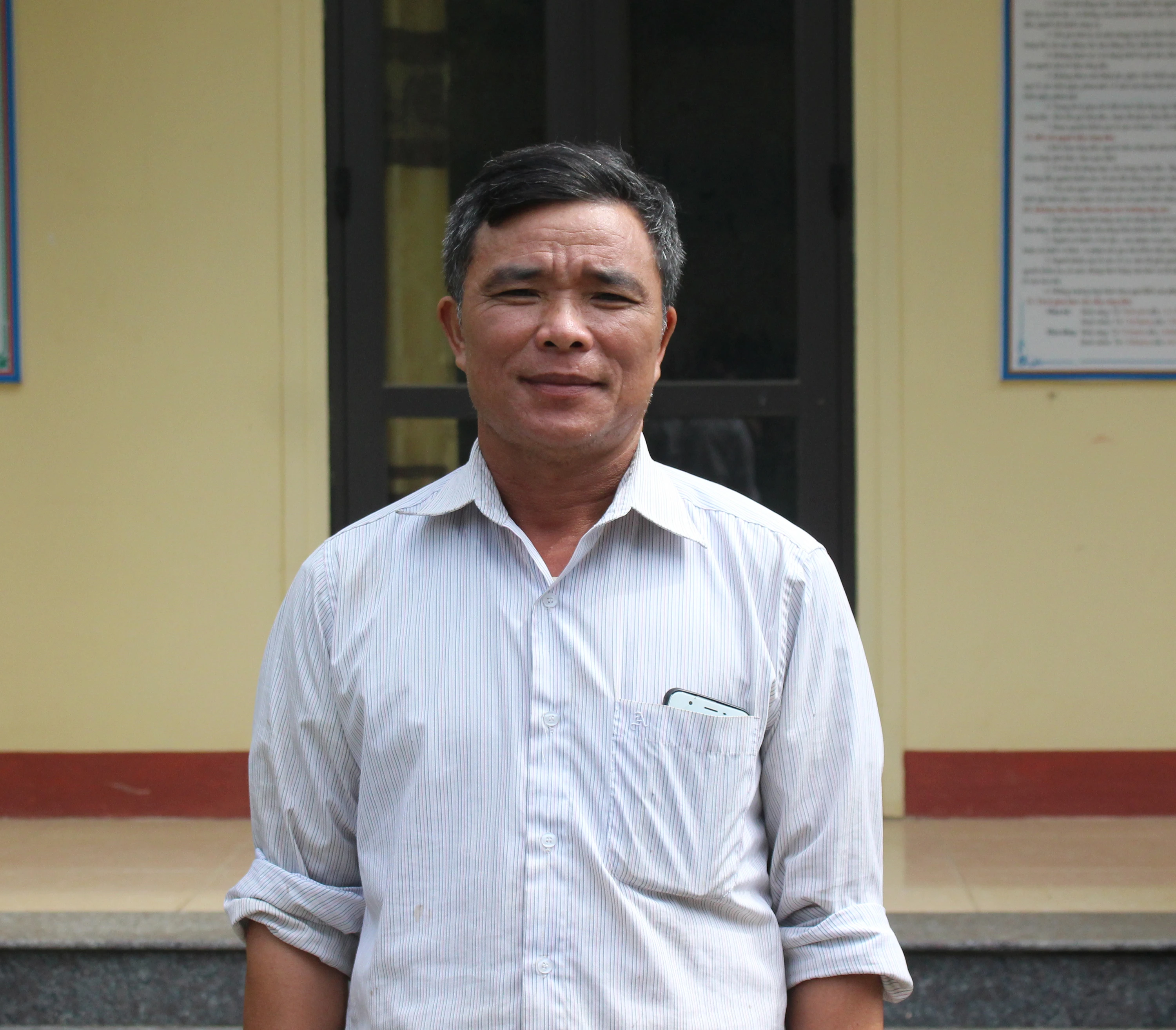 Ông Bàn Văn Đấu, Bí thư chi bộ thôn Khe Thượng Làng Mới.JPG