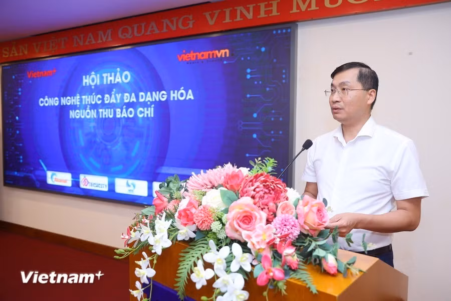 Tổng Biên tập Báo Điện tử VietnamPlus Trần Tiến Duẩn.