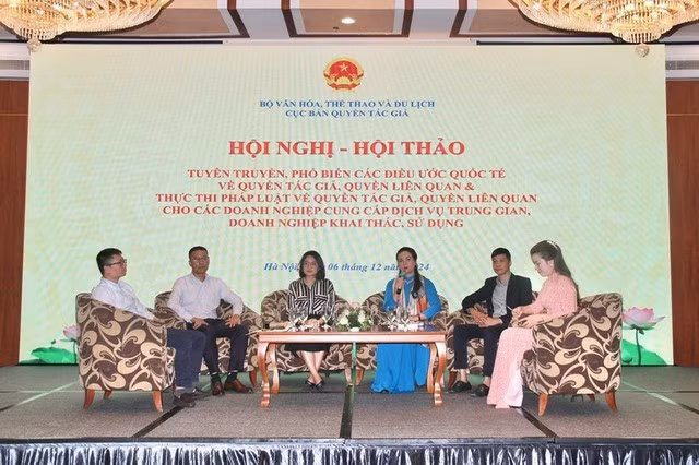 Tọa đàm Cơ chế phối hợp và giải pháp tháo gỡ vướng mắc trong xử lý xâm phạm bản quyền trên môi trường số.