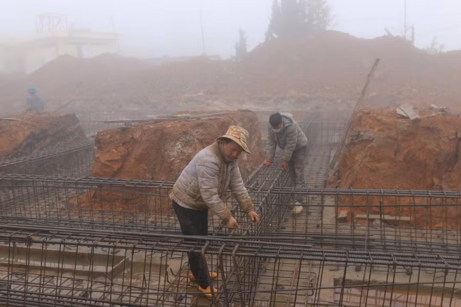 Trường PTDTBT THCS Sin Suối Hồ (Lai Châu) đang đầu tư xây dựng.
