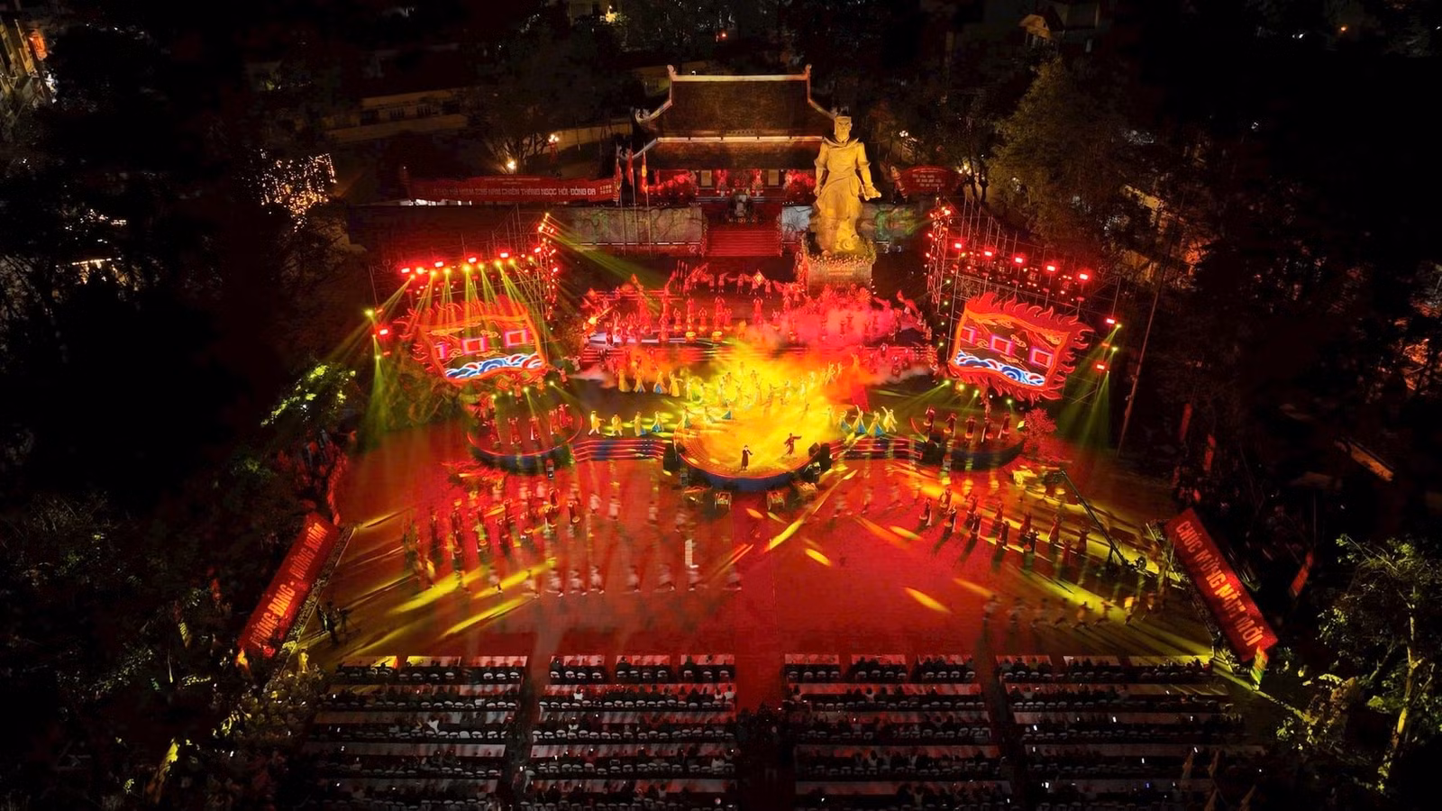 Hoành tráng với công nghệ 3D mapping tại lễ hội Gò Đống Đa 2025.