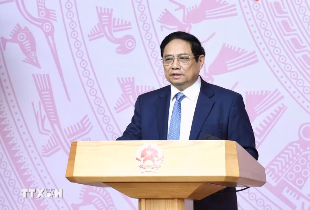 Thủ tướng Phạm Minh Chính chủ trì hội nghị về phát triển các ngành công nghiệp văn hoá Việt Nam.