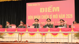 Trung đoàn 174 hoàn thành tiếp nhận chiến sĩ mới