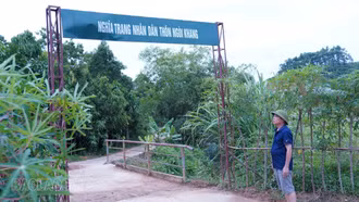 Xây nghĩa trang cho dân nghèo từ sự đồng thuận trong cộng đồng