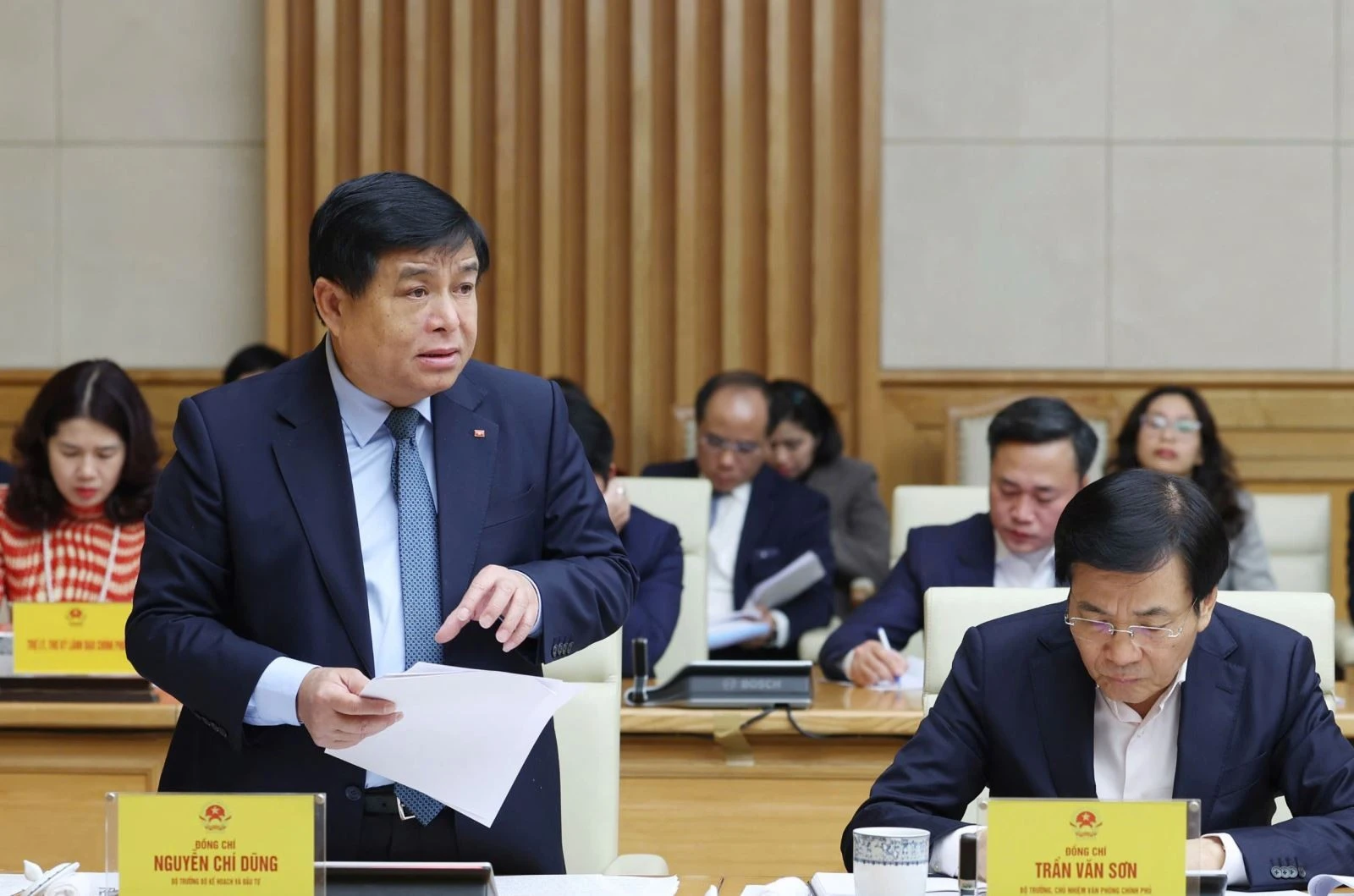 Bộ trưởng Bộ Kế hoạch và Đầu tư Nguyễn Chí Dũng.