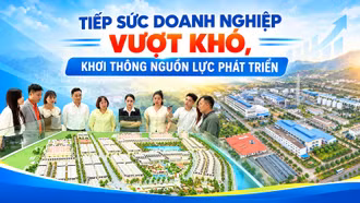 Tiếp sức doanh nghiệp vượt khó, khơi thông nguồn lực phát triển