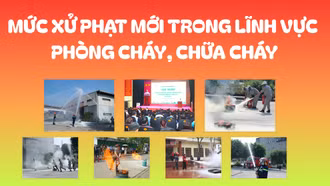 Mức xử phạt mới trong lĩnh vực phòng cháy, chữa cháy