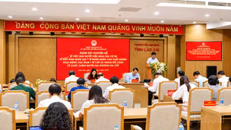 Đoàn giám sát thuộc Ủy ban Dân nguyện và Giám sát của Quốc hội làm việc với UBND tỉnh Lào Cai