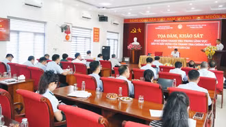 Tọa đàm, khảo sát “Hoạt động thanh tra trong lĩnh vực đầu tư xây dựng của Thanh tra Chính phủ tại tỉnh Lào Cai”