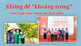 Không để "khoảng trống" sau sắp xếp thôn, tổ dân phố