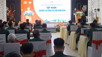 Hội Cựu chiến binh tỉnh khai mạc lớp tập huấn, bồi dưỡng cán bộ năm 2026