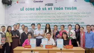 Lào Cai: 12 đơn vị được ký kết thỏa thuận thực hiện gói hỗ trợ tăng trưởng sạch của Dự án SPRINT