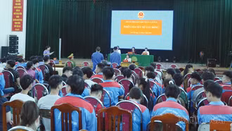 Tòa án nhân dân khu vực 1 - Lào Cai xét xử lưu động 03 vụ án hình sự liên quan đến ma túy