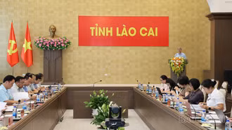 Đoàn kiểm tra của Bộ Tư pháp làm việc với UBND tỉnh Lào Cai về công tác thi hành pháp luật xử lý vi phạm hành chính