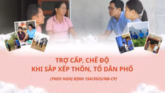 Trợ cấp, chế độ khi sắp xếp thôn, tổ dân phố
