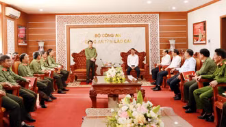Quang cảnh buổi làm việc.