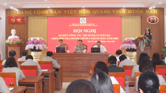 Cục Thi hành án dân sự tỉnh sơ kết công tác 6 tháng đầu năm