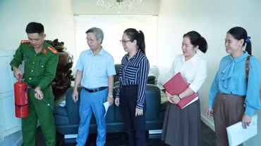 Phường Trung Tâm chủ động phòng ngừa cháy, nổ, phục vụ Lễ hội Văn hóa, Du lịch Mường Lò