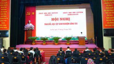 Trao đổi kinh nghiệm công tác giữa phường Hoàn Kiếm (Hà Nội) và phường Sa Pa (Lào Cai)