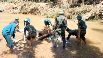 Hủy nổ thành công quả bom nặng hơn 3 tạ tại xã Đông Cuông