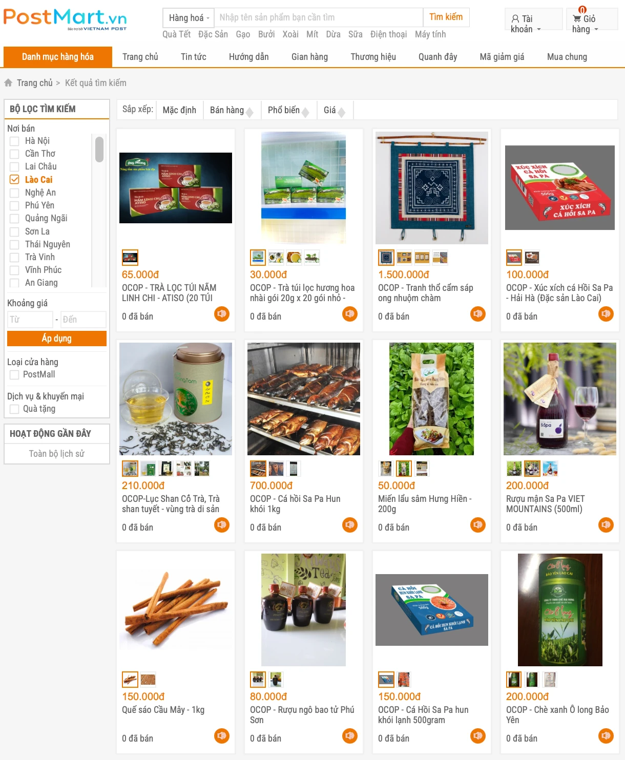 Các HTX chủ động đưa các sản phẩm địa phương trên sàn thương mại điện tử Postmart.